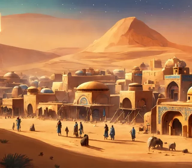 Cracked Sun-Glass Promenade