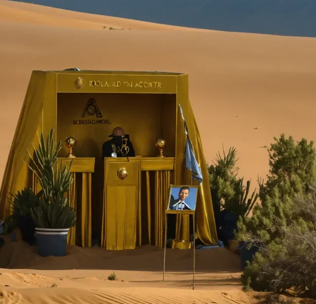 Sunkissed Titan Statues